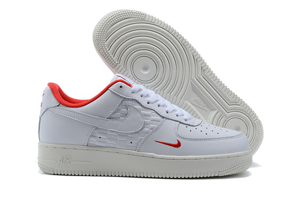 Women's Air Force 1 Low Top White Shoes 081